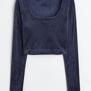 H&M Lounge Set with Crop Top and Flared Pants